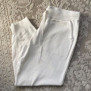 White Jogger Pants